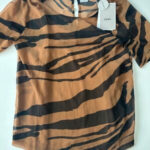 ICHI Ihbikka Blouse Zebra Print